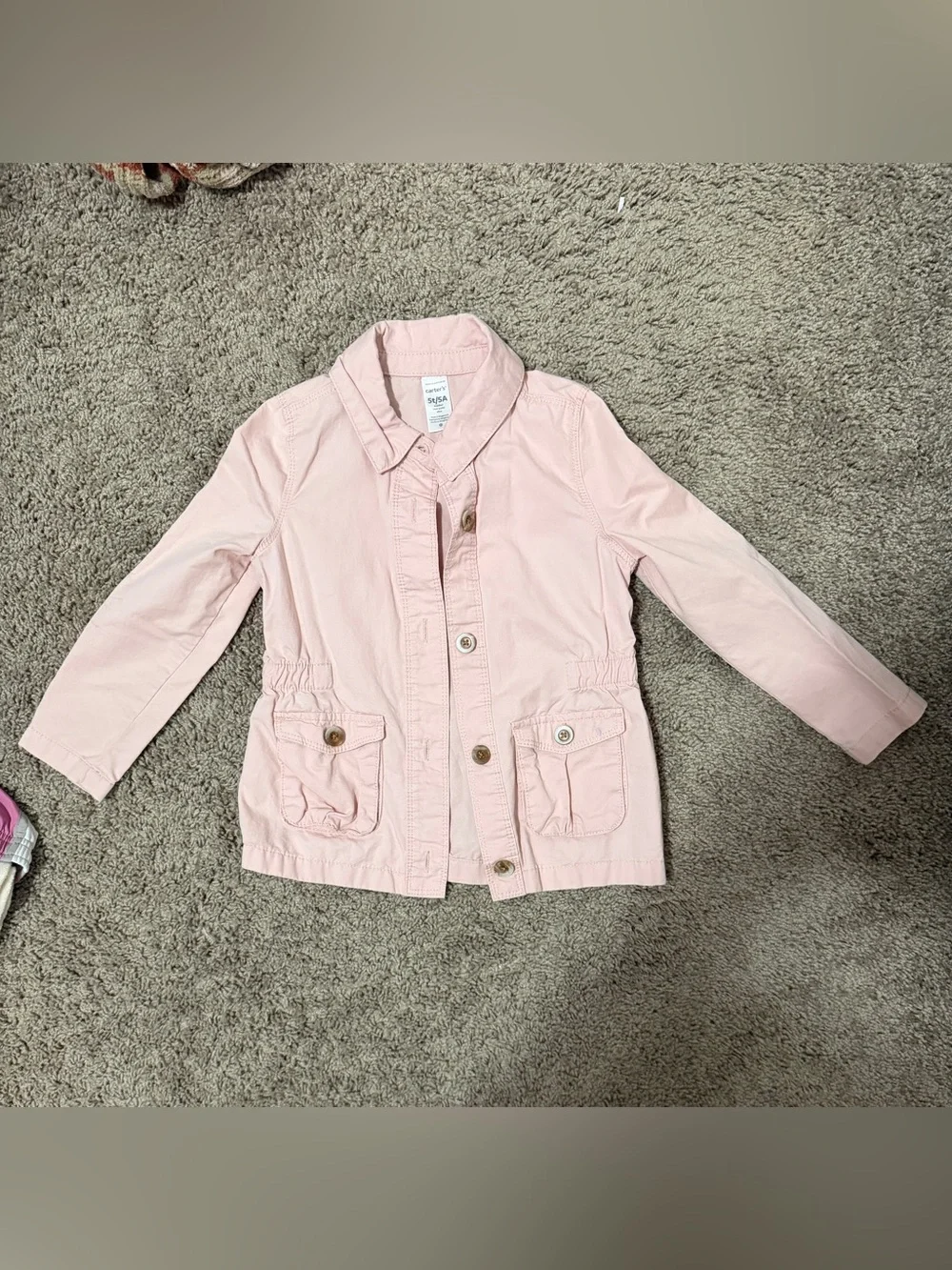 Carter's Light Pink Girls' Utility Jacket